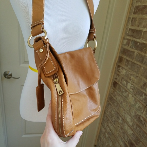 Talbots Leather Camel Color Purse - Picture 5 of 8